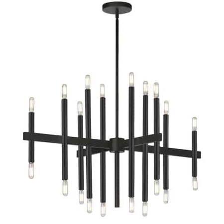 Dainolite 20Lt Chandelier, Mb DER-3420C-MB